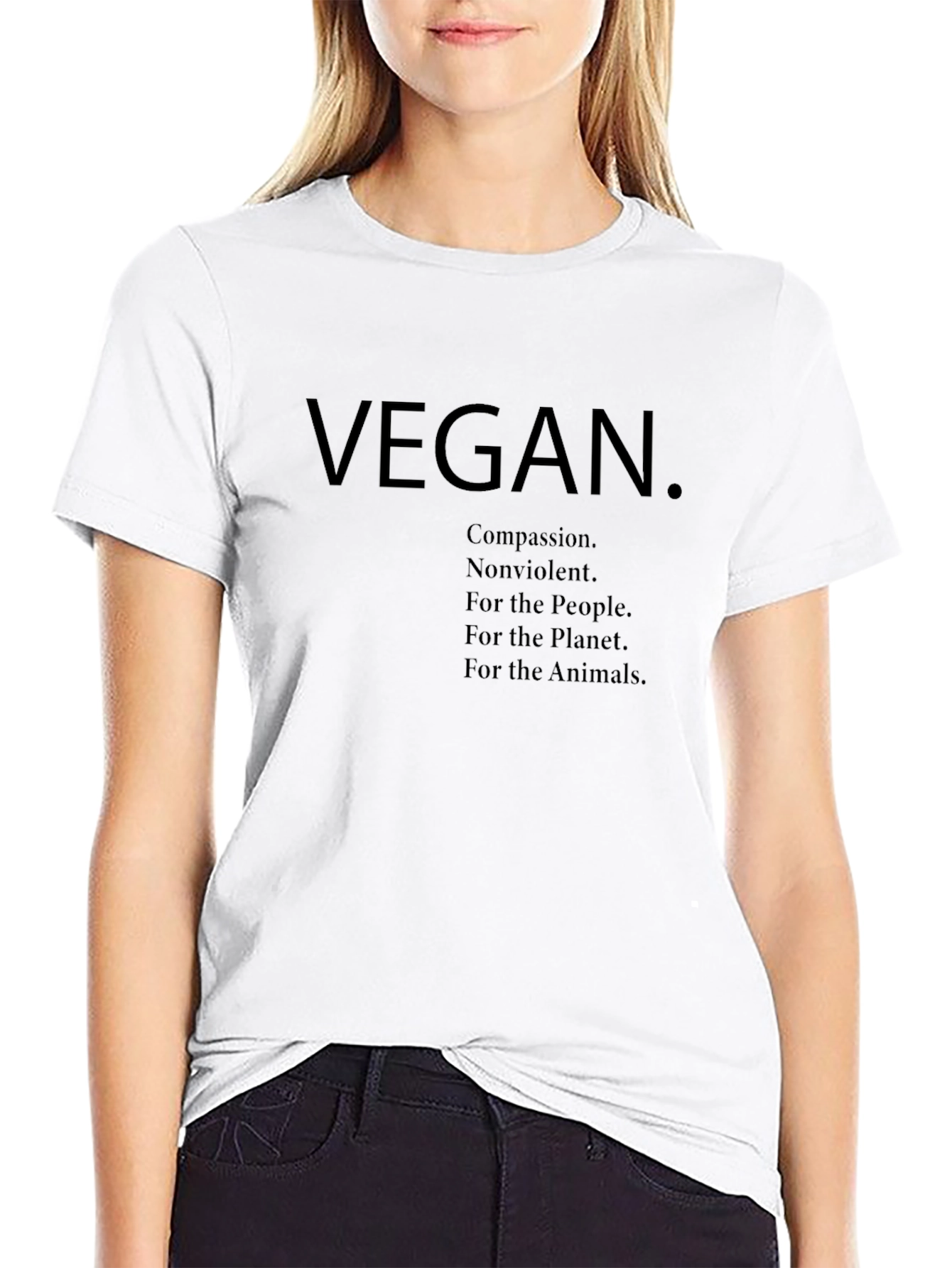 Vegan T-Shirt - Compassion Planet Animals